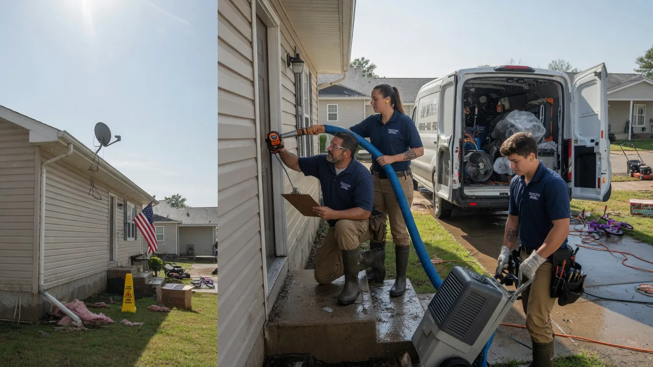 Ceiling Water Damage Restoration in Cushing, WI near me